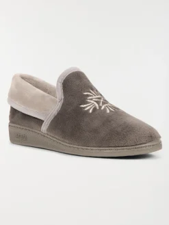 Chaussons gris femme (36-41)