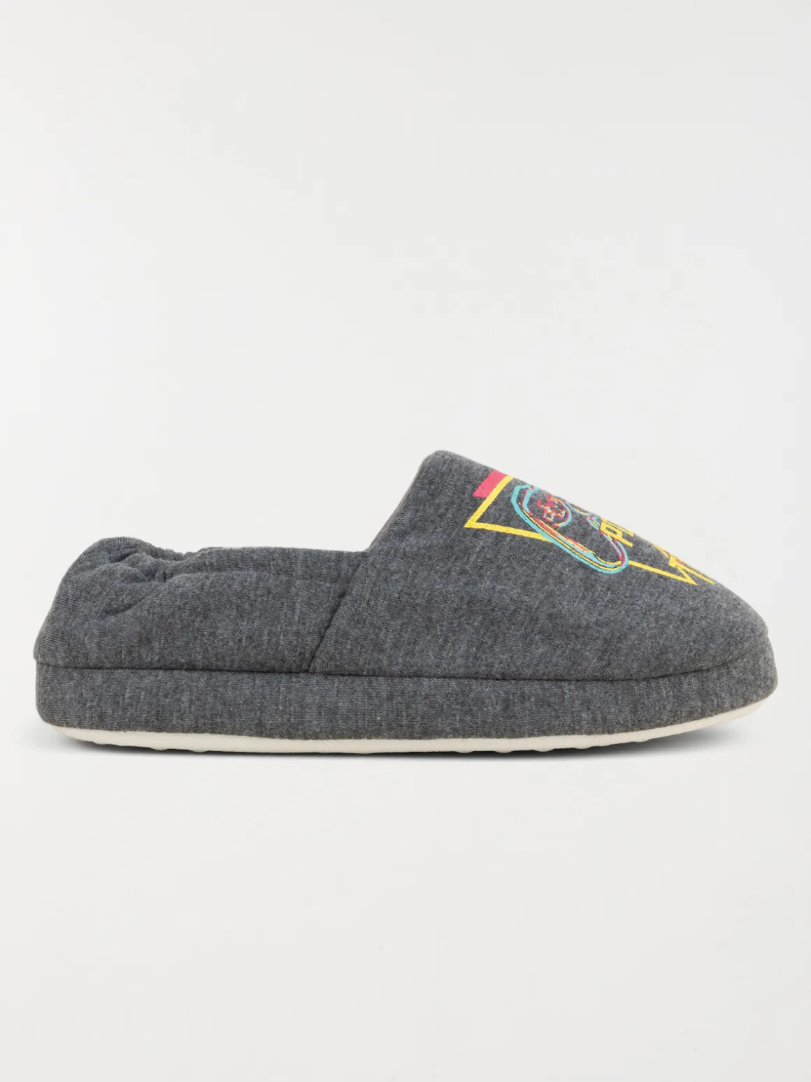 Chaussons gris jeu vidéo garçon (32-39)