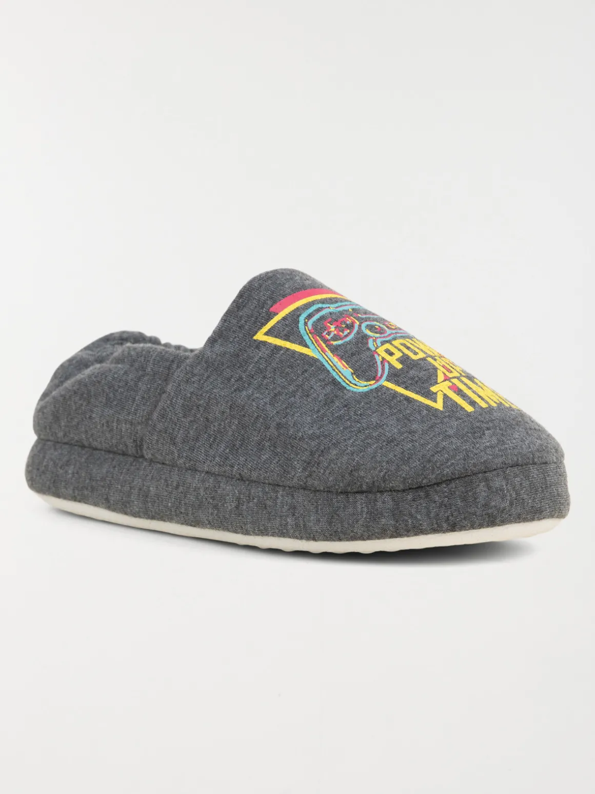 Chaussons gris jeu vidéo garçon (32-39)