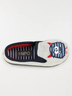 Chaussons gris monstre garçon (24-30)