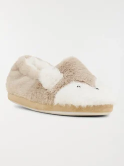 Chaussons gris renard femme (36-41)