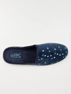 Chaussons imprimé pois femme (36-40)