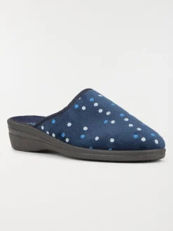 Chaussons imprimé pois femme (36-40)