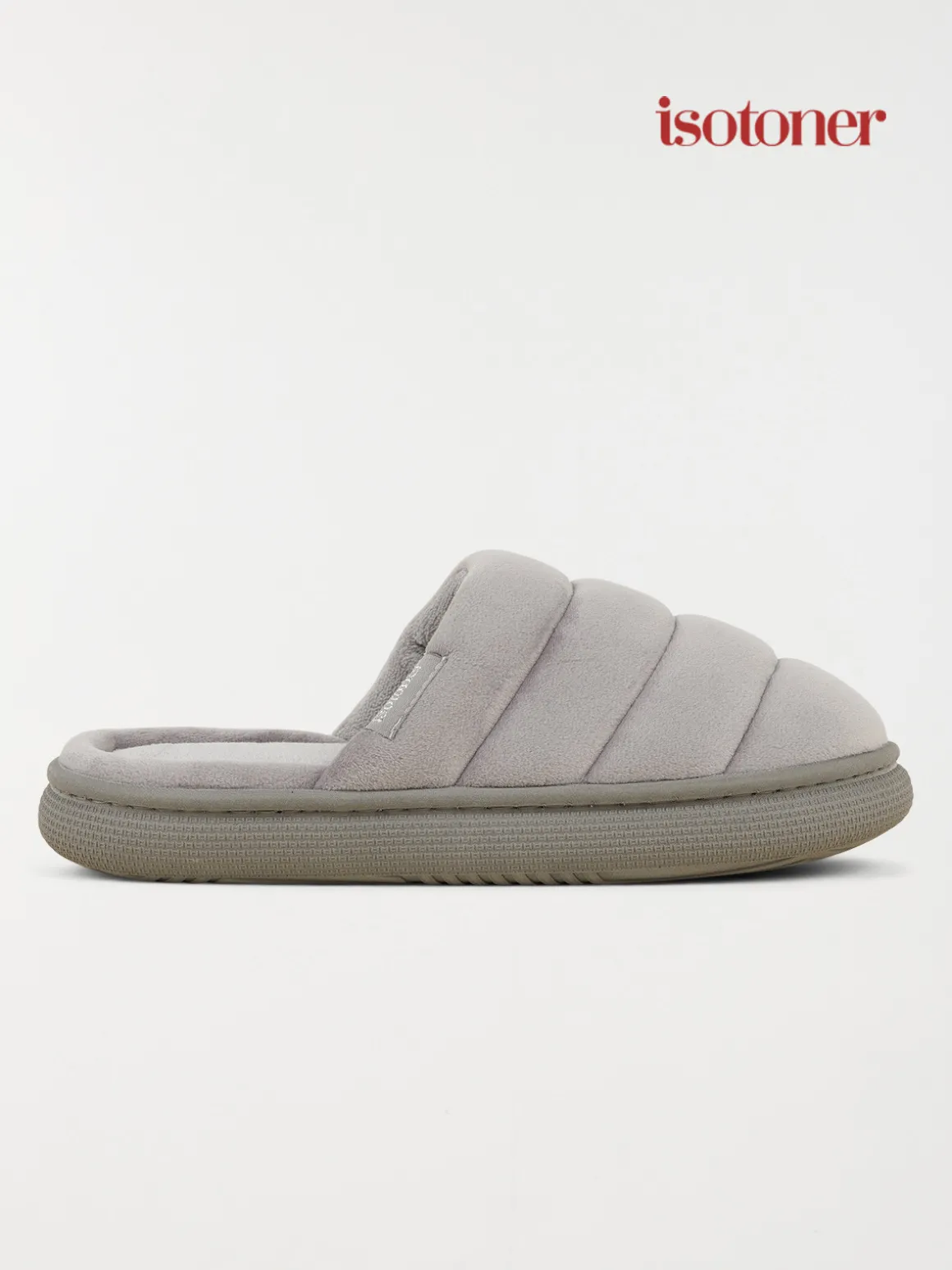 Chaussons Isotoner gris femme (36-41)