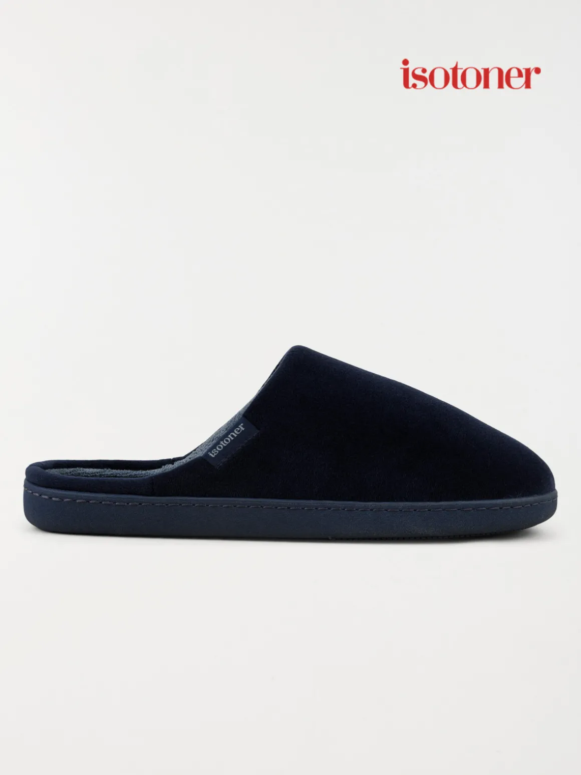 Chaussons Isotoner homme marine (40-46)