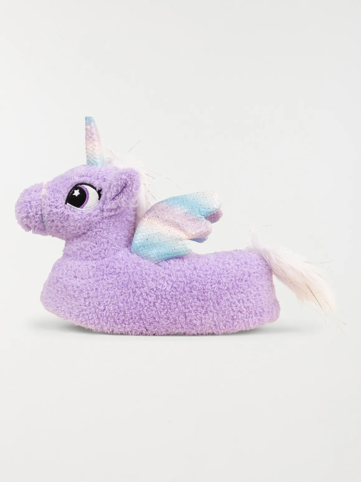 Chaussons licorne lilas fille (32-35)