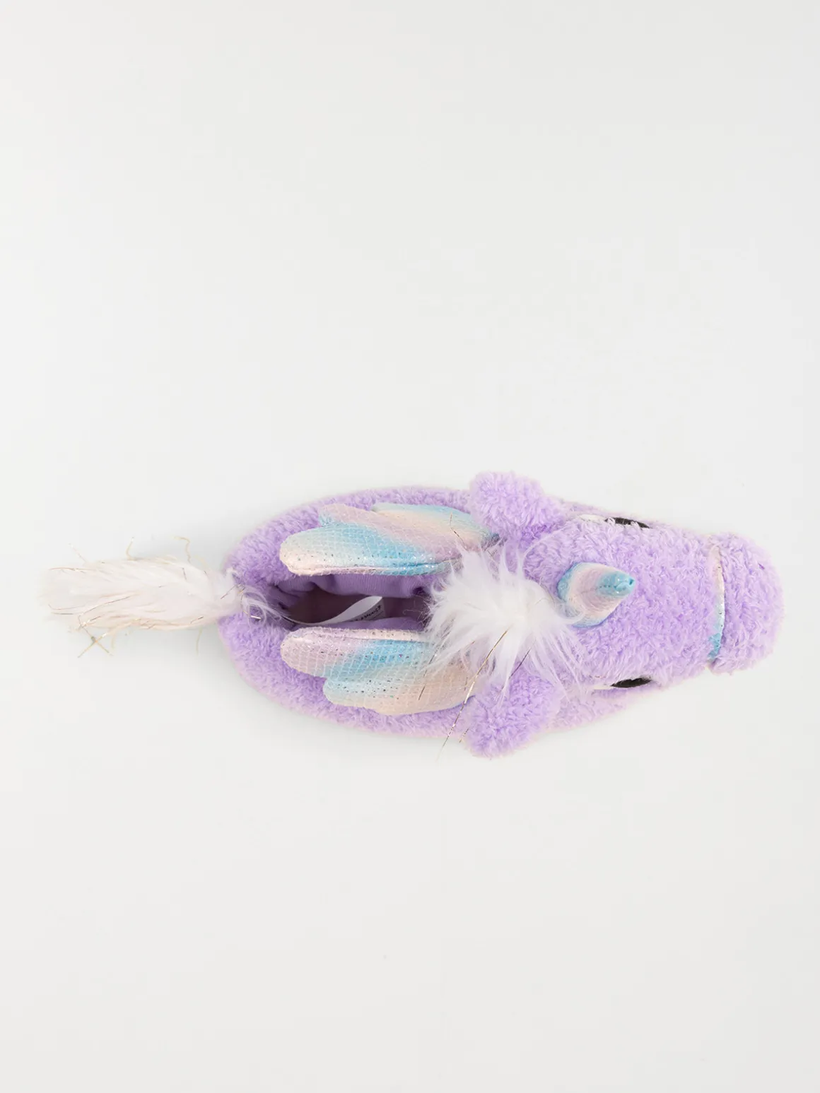 Chaussons licorne lilas fille (32-35)