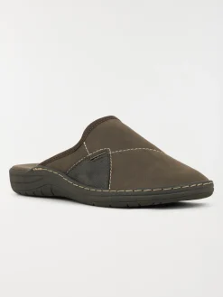 Chaussons marrons homme (40-46)