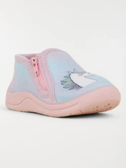 Chaussons montants licorne fille (19-23)
