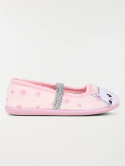 Chaussons motif chat fille (24-30)