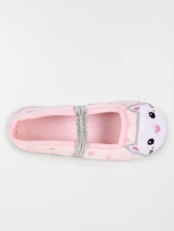 Chaussons motif chat fille (24-30)