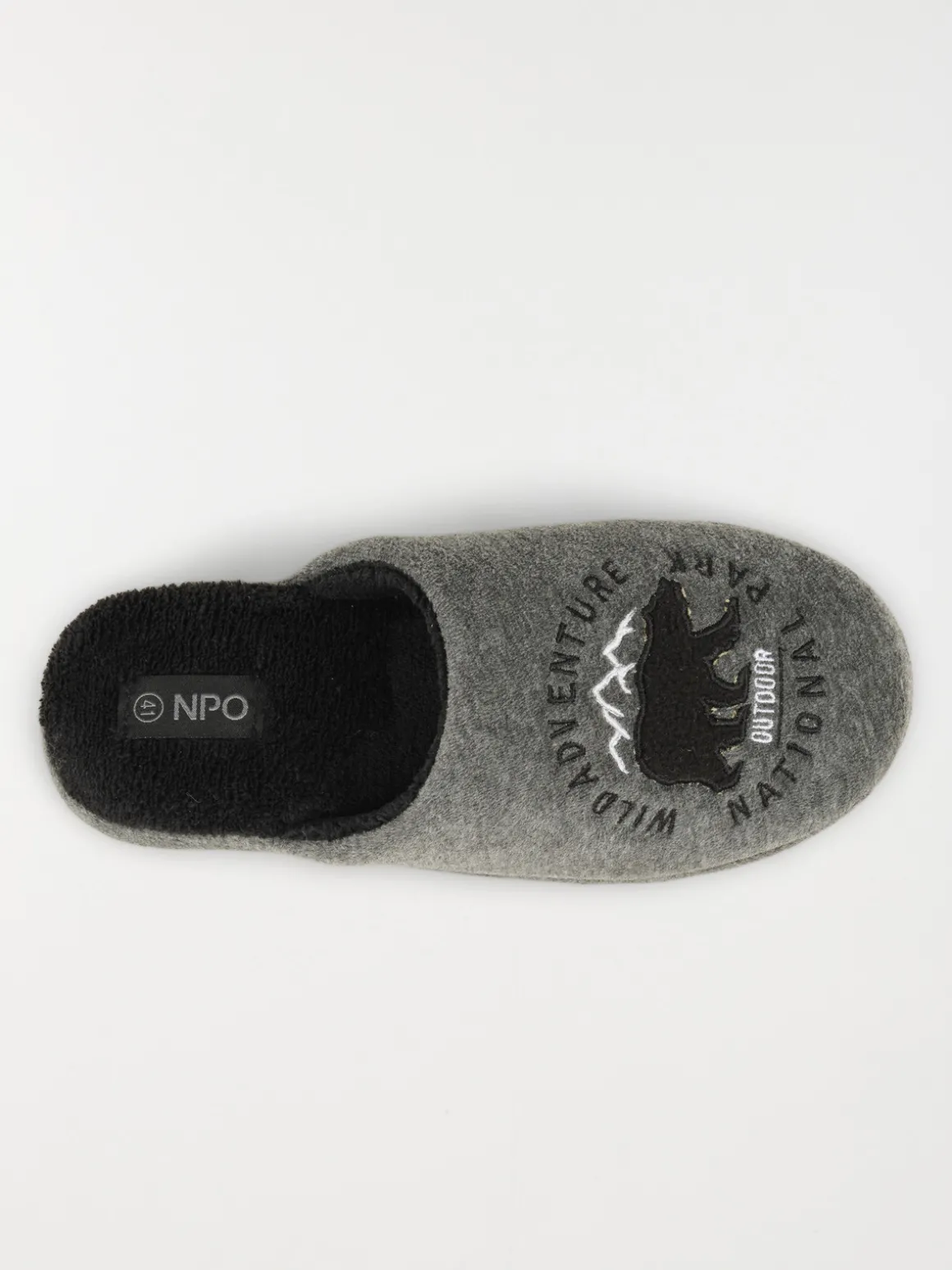 Chaussons motif ours homme (41-46)