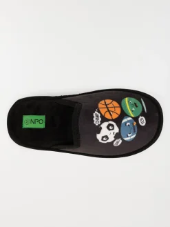 Chaussons mules ballons garçon (32-38)