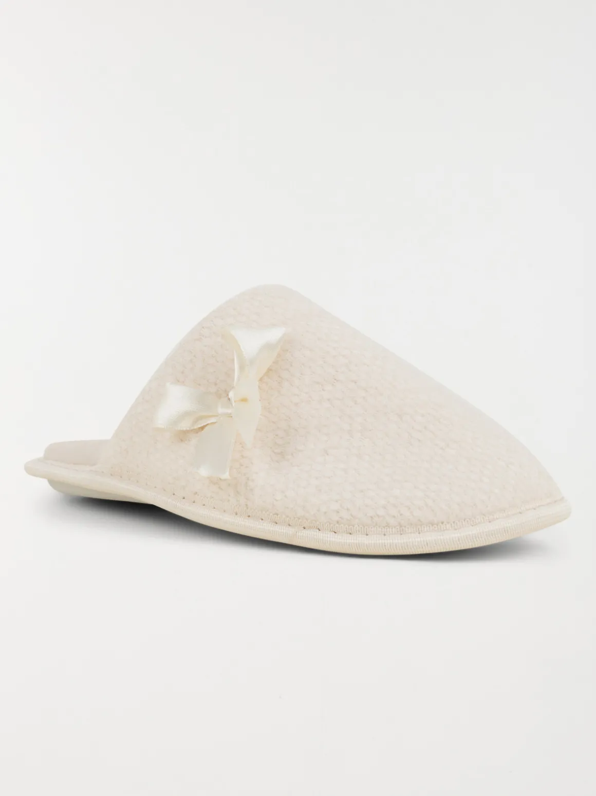 Chaussons mules beiges femme (36-41)