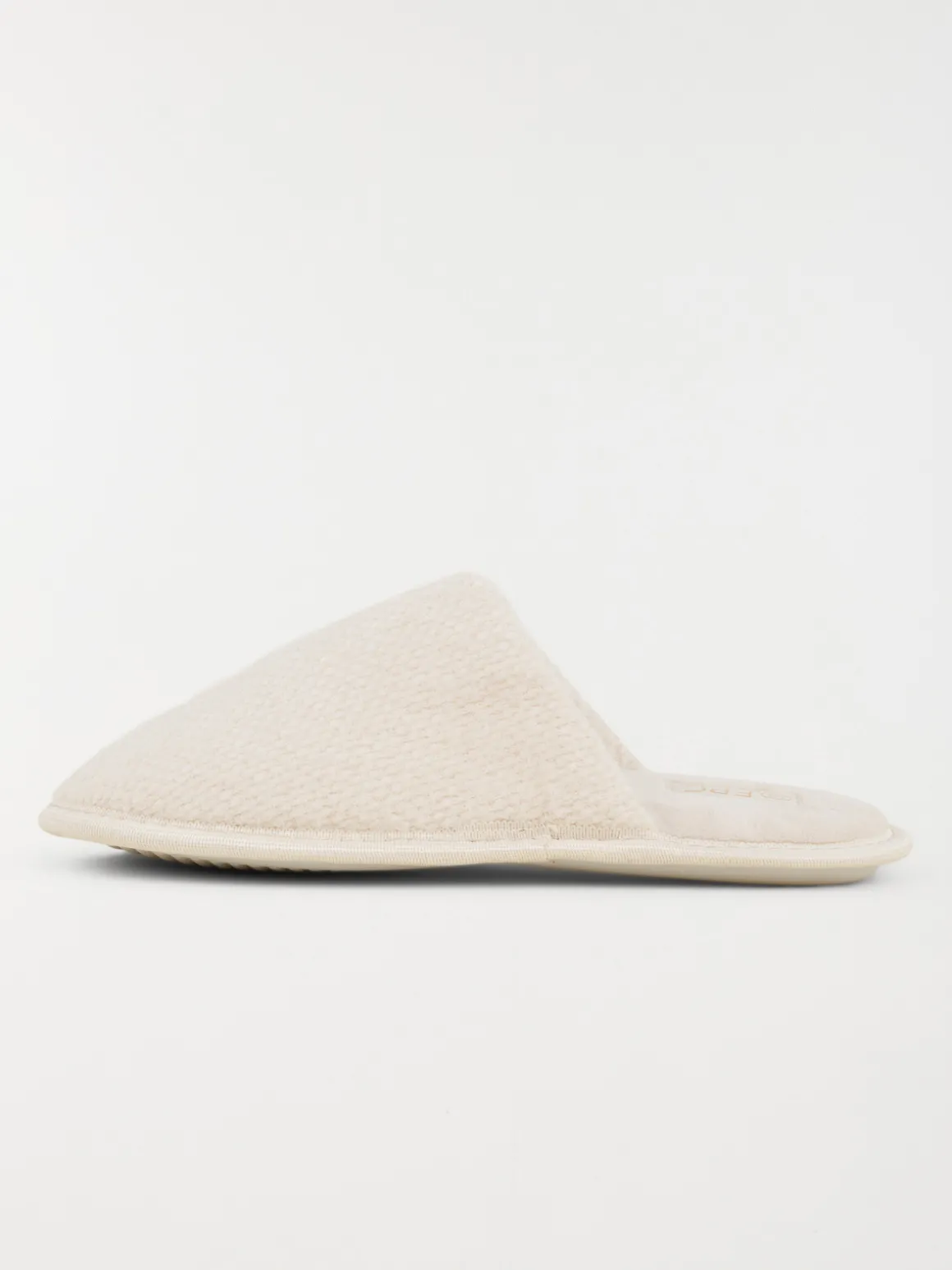 Chaussons mules beiges femme (36-41)