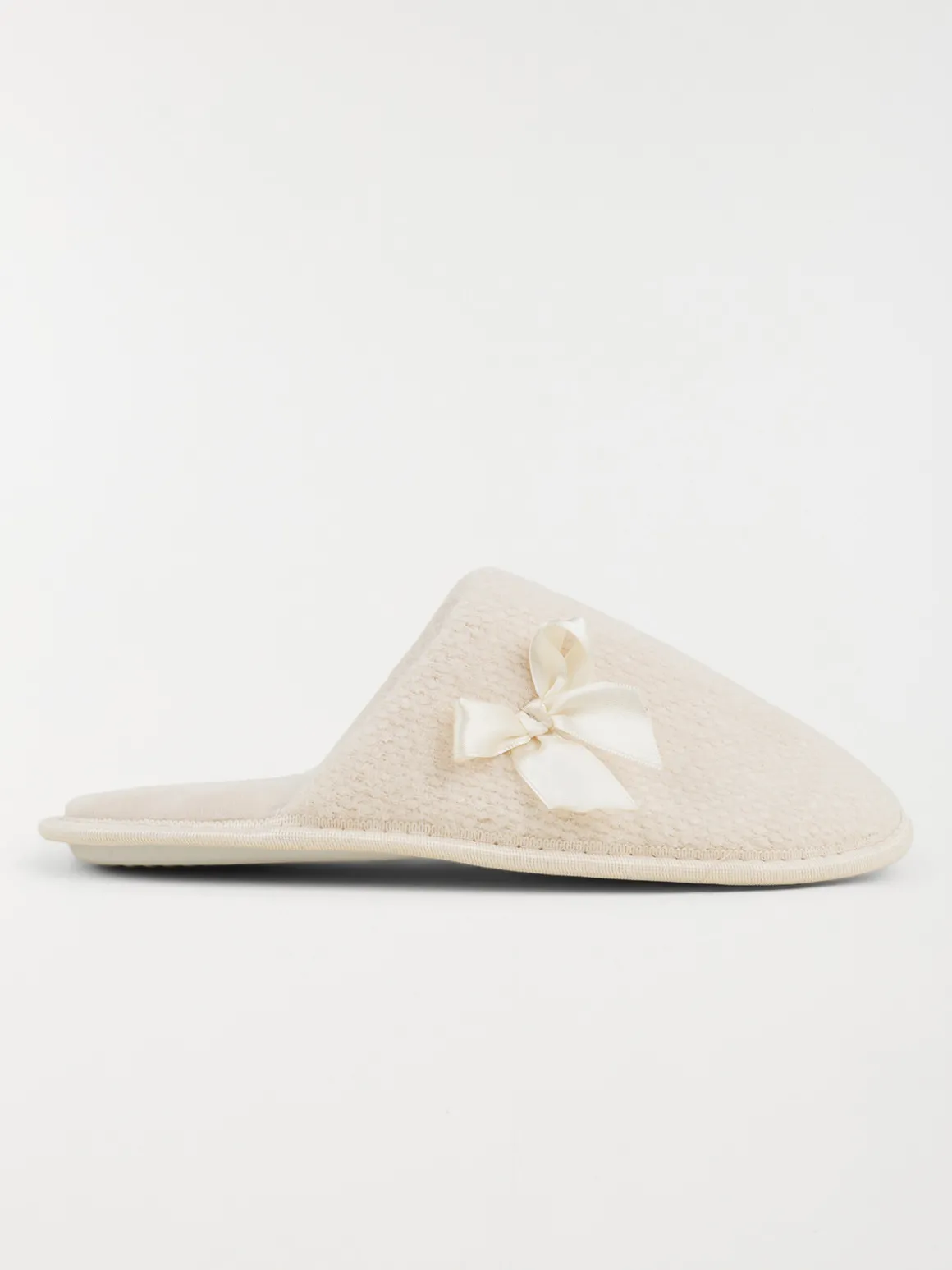 Chaussons mules beiges femme (36-41)