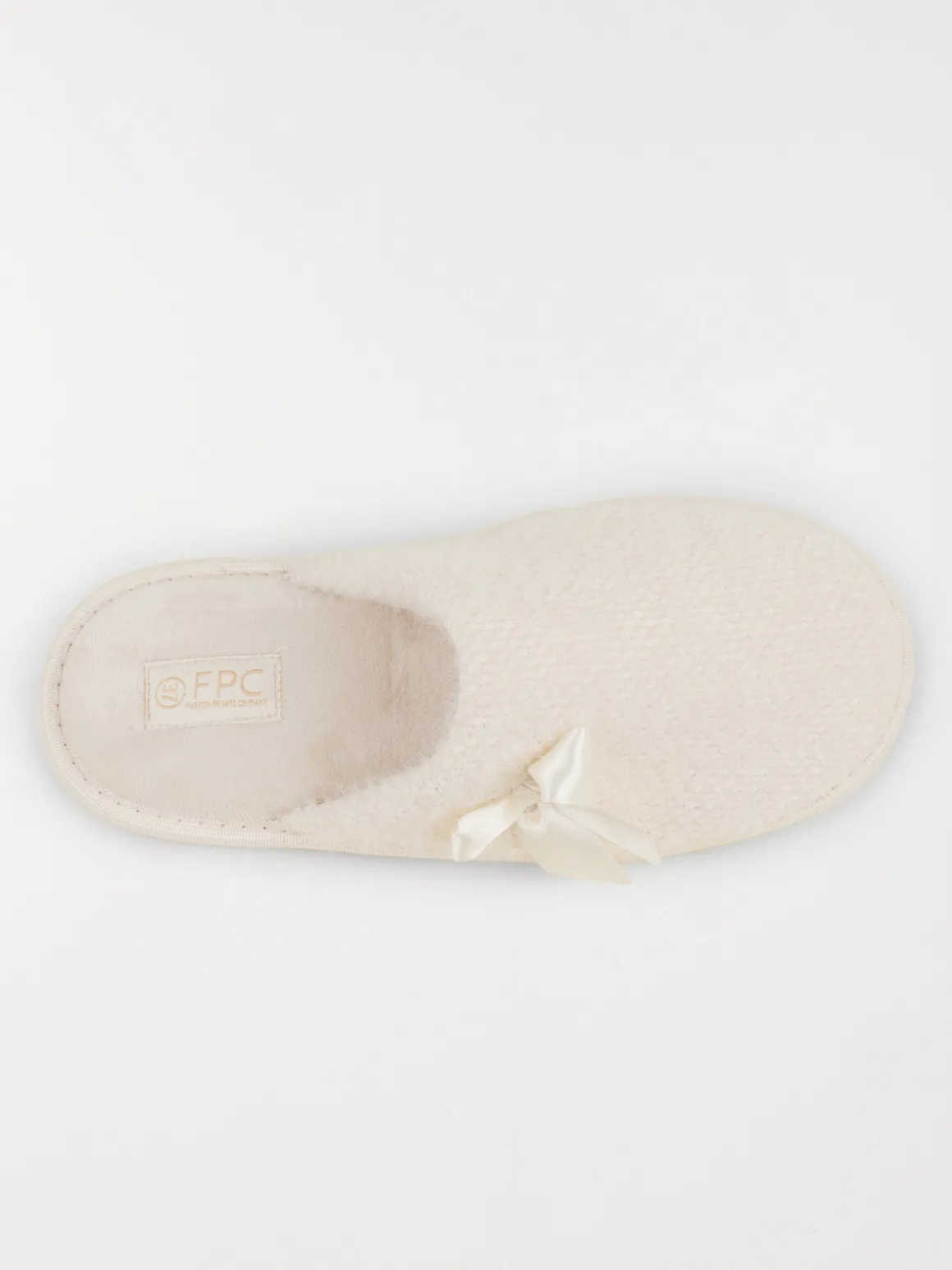 Chaussons mules beiges femme (36-41)