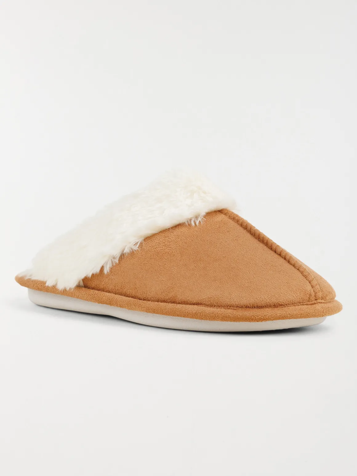 Chaussons mules camel femme (36-41)