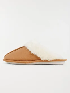 Chaussons mules camel femme (36-41)