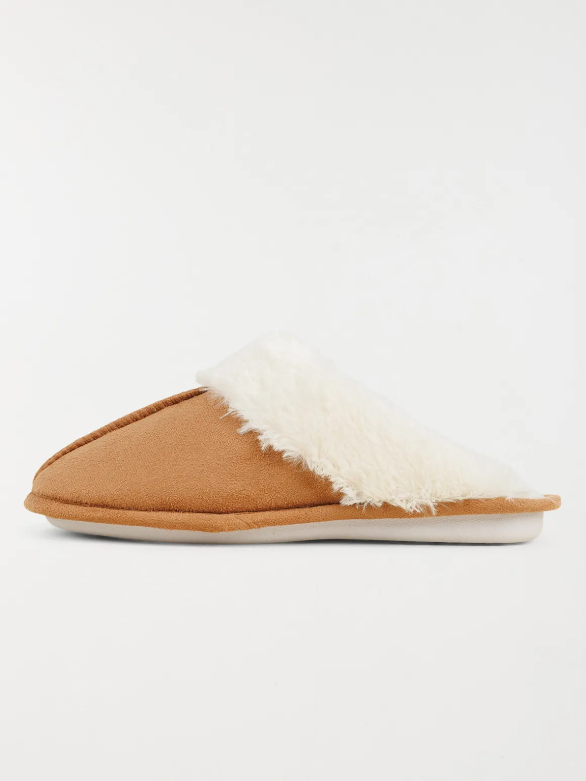 Chaussons mules camel femme (36-41)