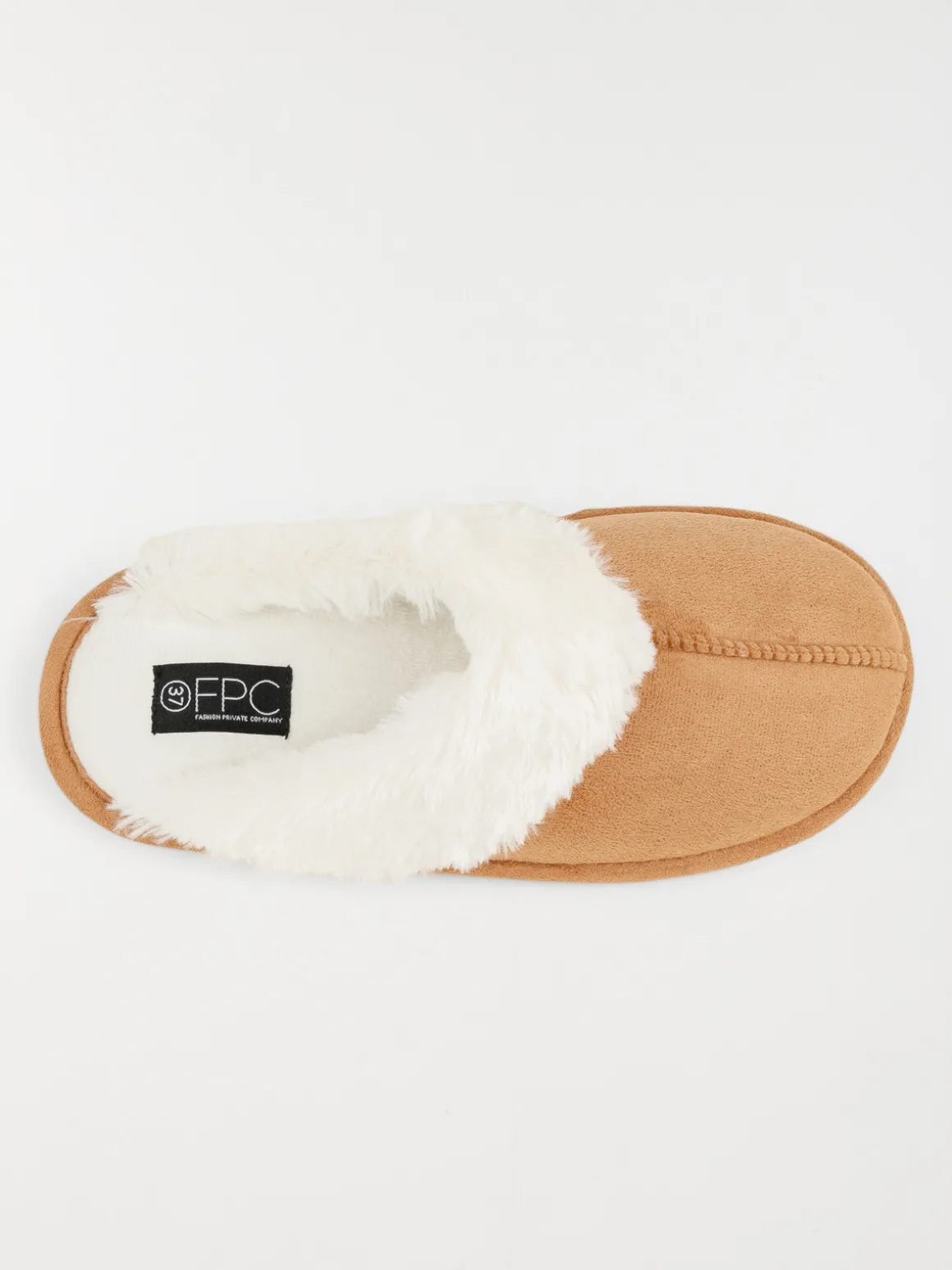 Chaussons mules camel femme (36-41)