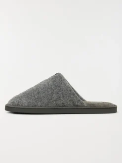 Chaussons mules gris homme (41-46)