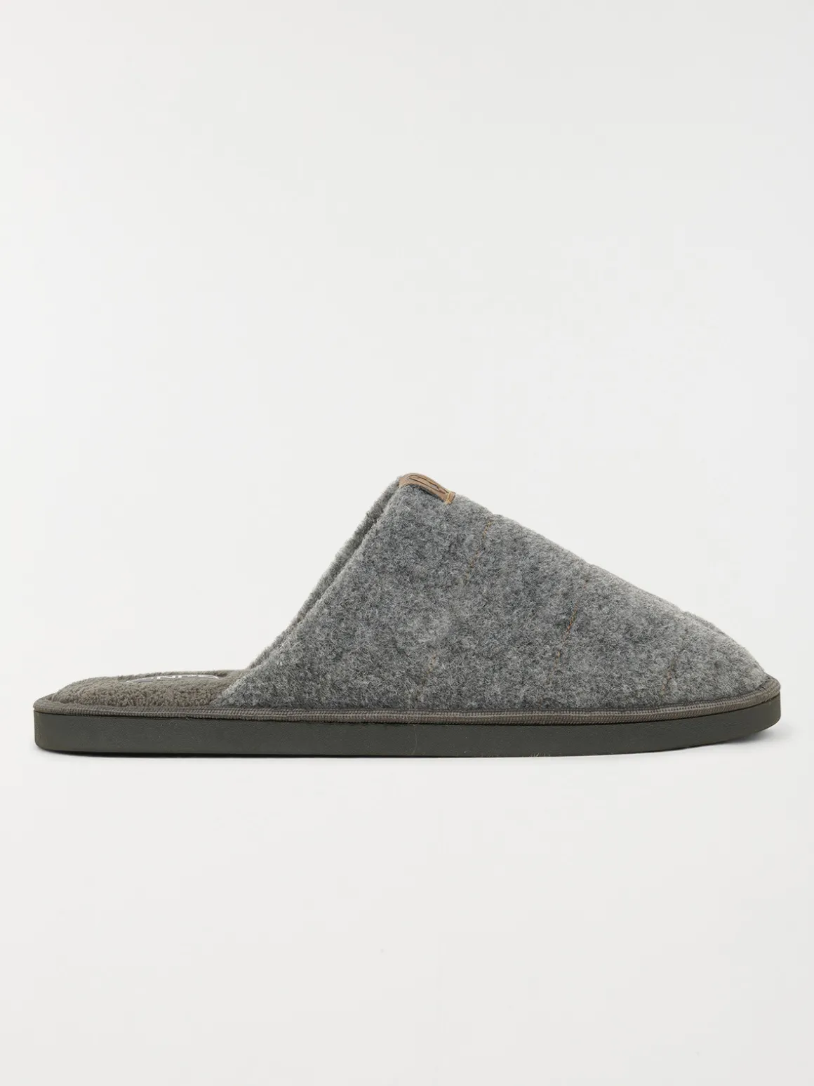 Chaussons mules gris homme (41-46)
