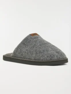 Chaussons mules gris homme (41-46)