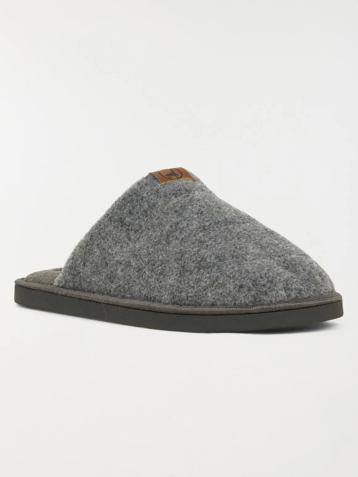 Chaussons mules gris homme (41-46)