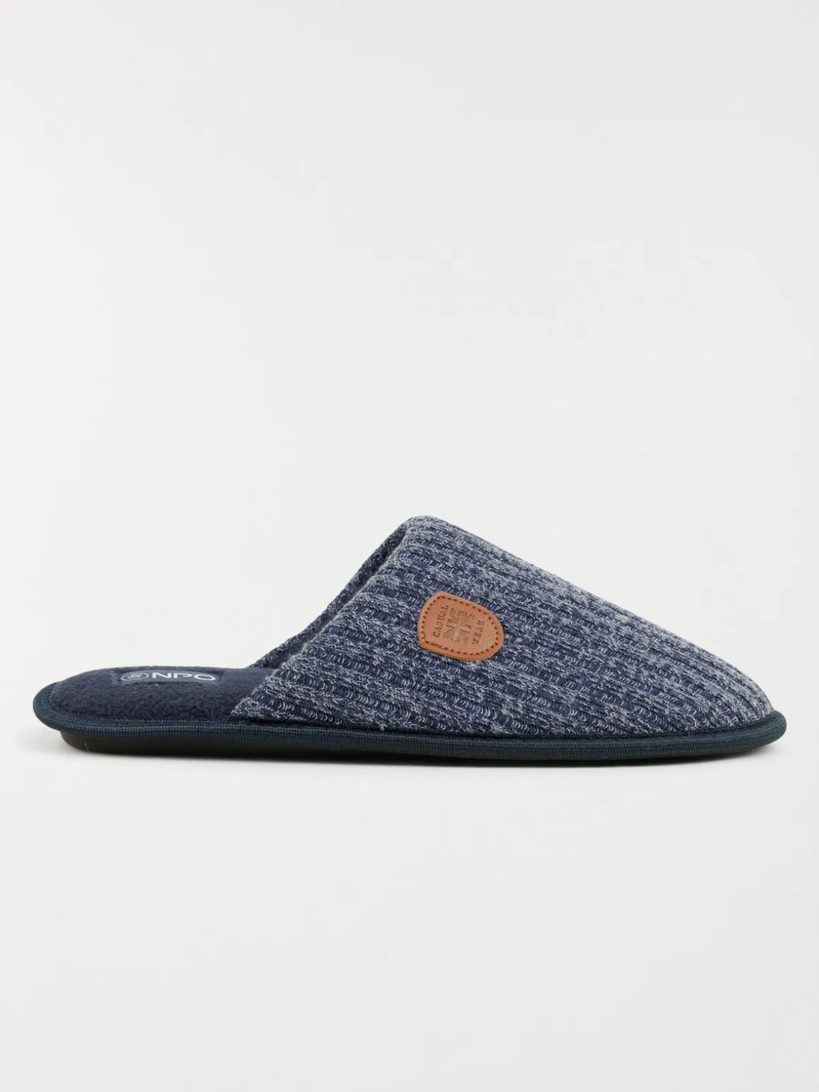 Chaussons mules homme navy (41-46)