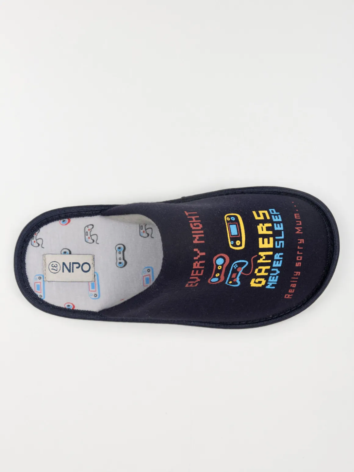 Chaussons mules jeu vidéo garçon (32-39)