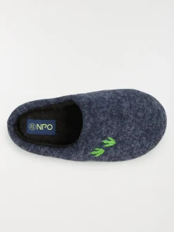 Chaussons mules marine garçon (32-39)