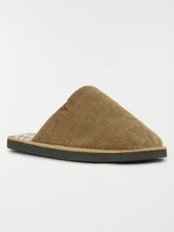 Chaussons mules marrons homme (41-46)