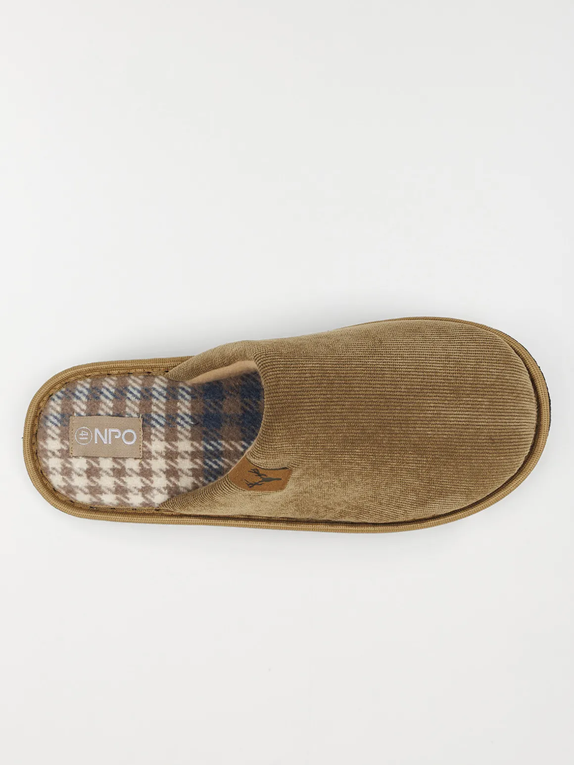 Chaussons mules marrons homme (41-46)