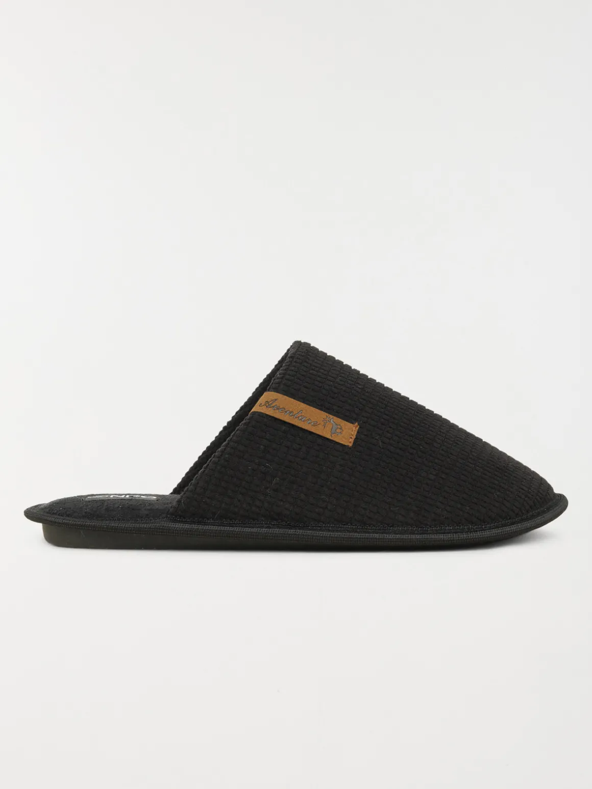 Chaussons mules noirs homme (41-46)