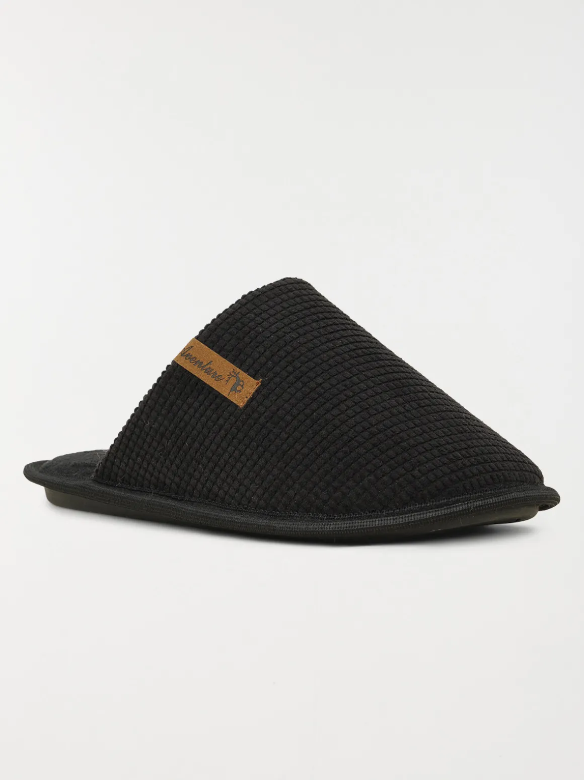Chaussons mules noirs homme (41-46)