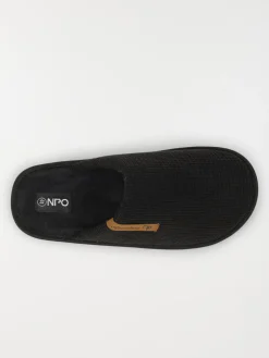 Chaussons mules noirs homme (41-46)
