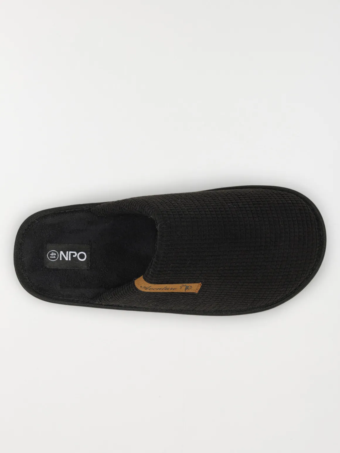 Chaussons mules noirs homme (41-46)