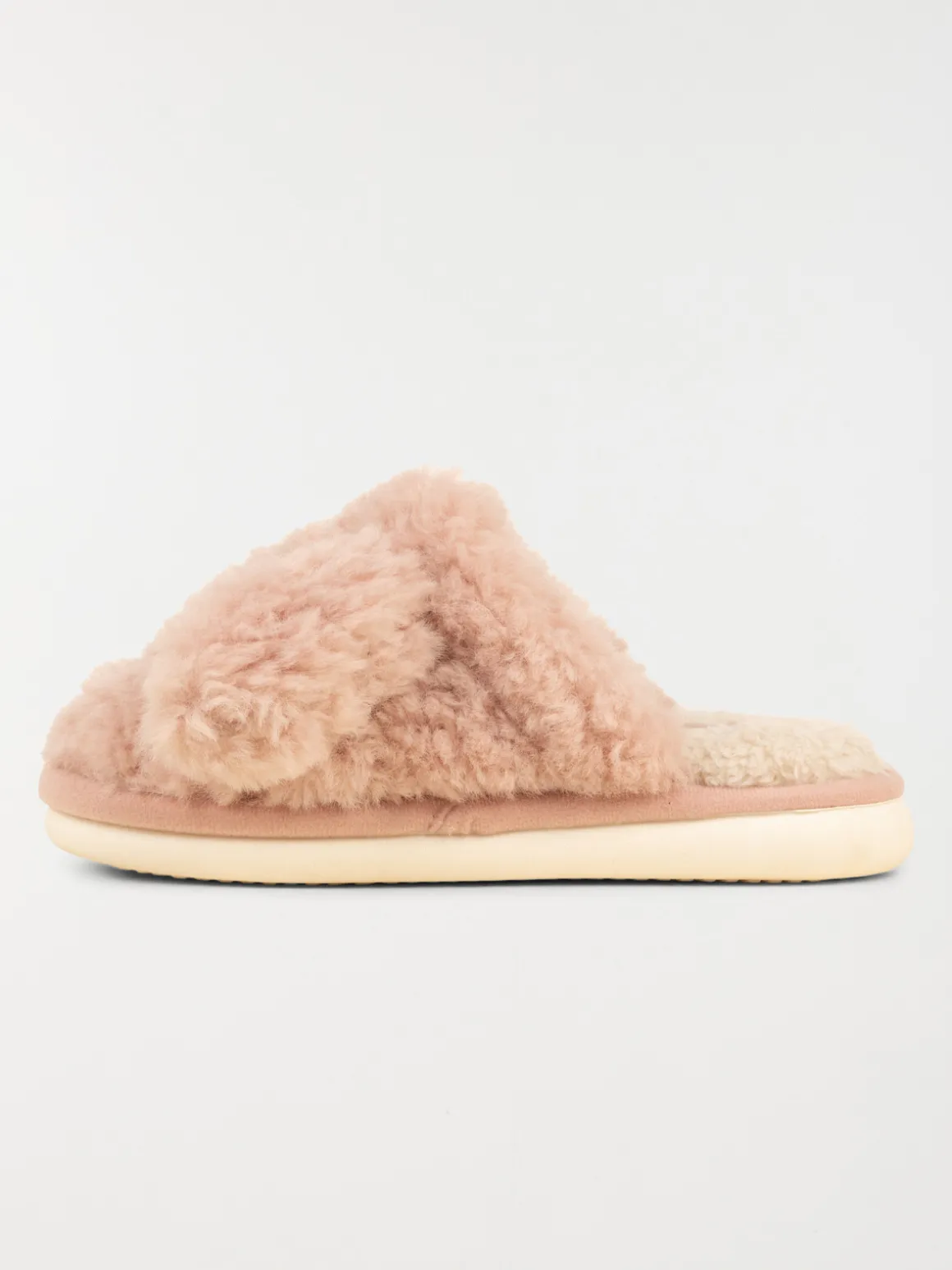 Chaussons mules roses femme (36-41)