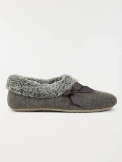 Chaussons noeuds fourrés femme (36-41)