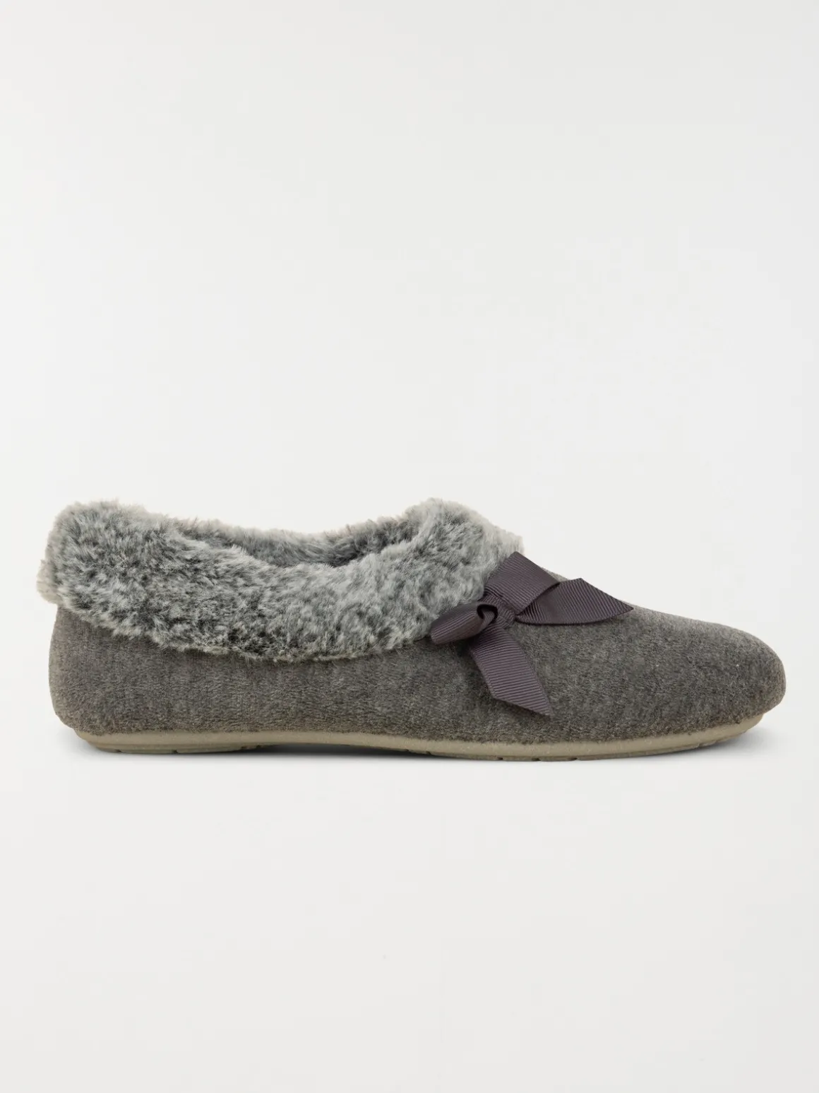 Chaussons noeuds fourrés femme (36-41)