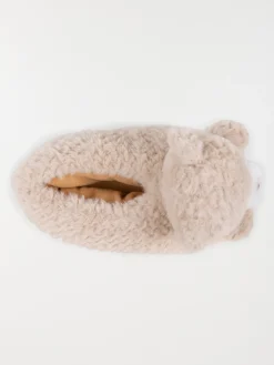 Chaussons peluche ourson fille (32-35)