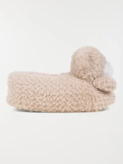 Chaussons peluche ourson fille (32-35)