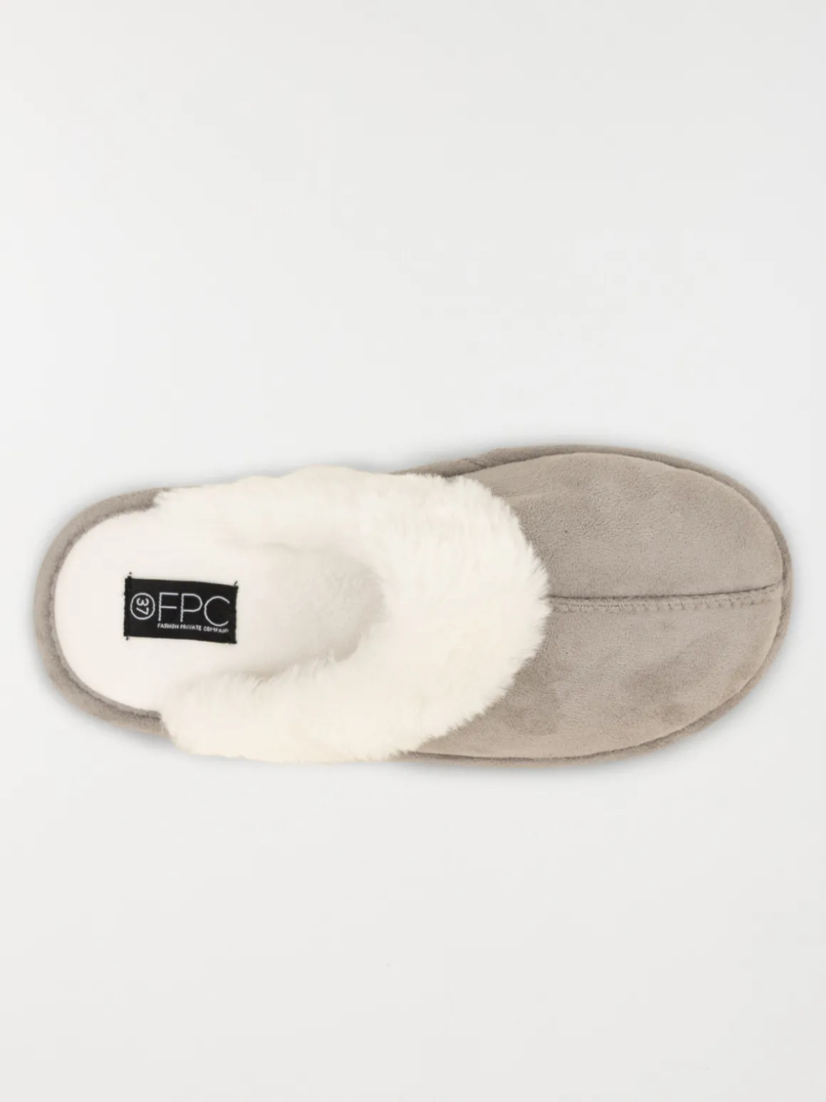 Chaussons revers fourrés femme (36-41)