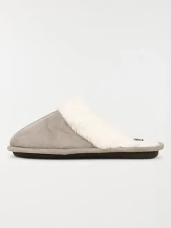 Chaussons revers fourrés femme (36-41)