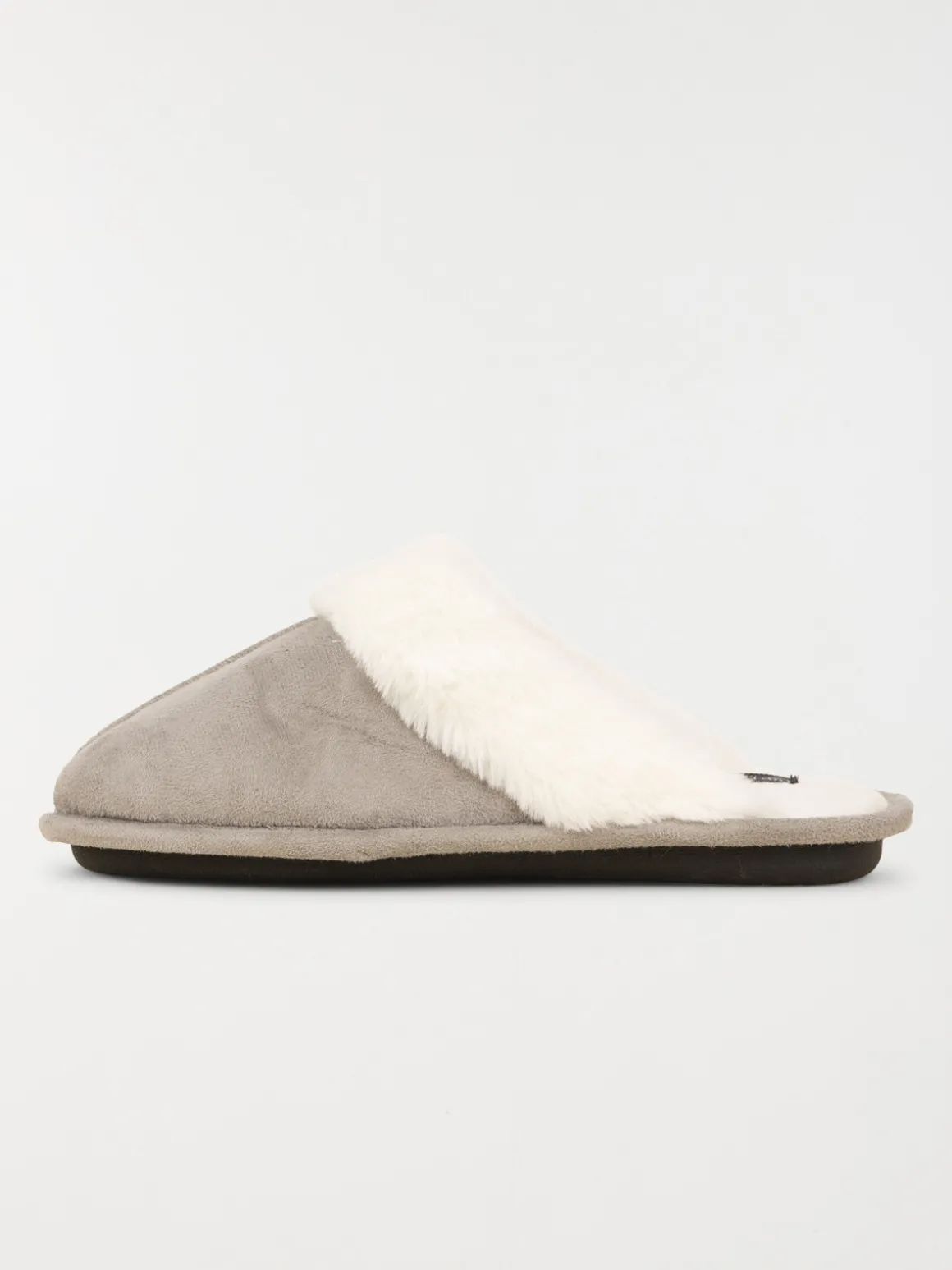 Chaussons revers fourrés femme (36-41)