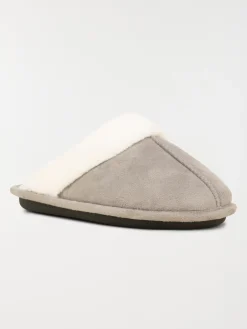 Chaussons revers fourrés femme (36-41)