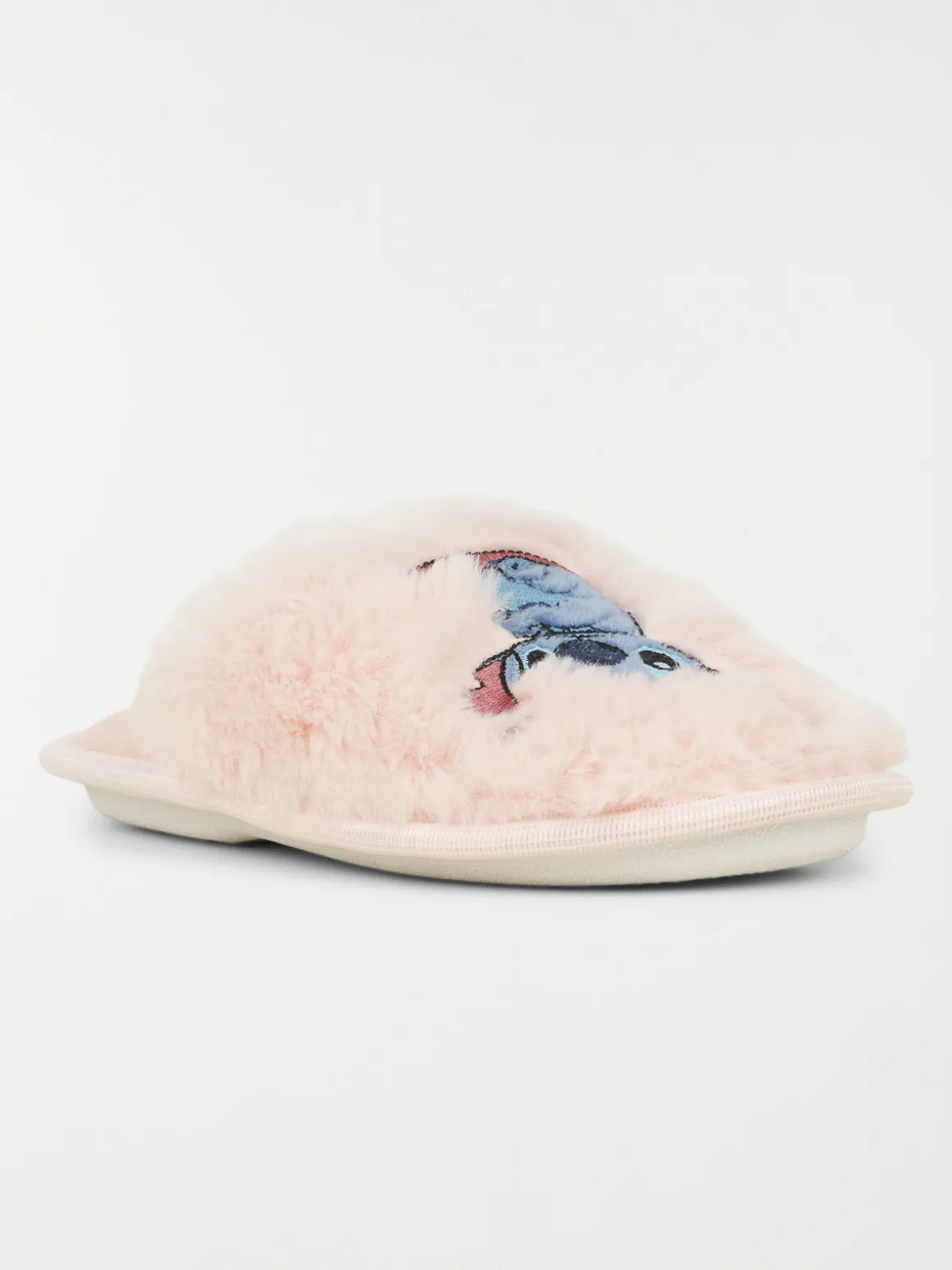 Chaussons Stitch roses fille (31-35)
