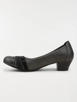 Chaussure à talon taupe brides (36-41)
