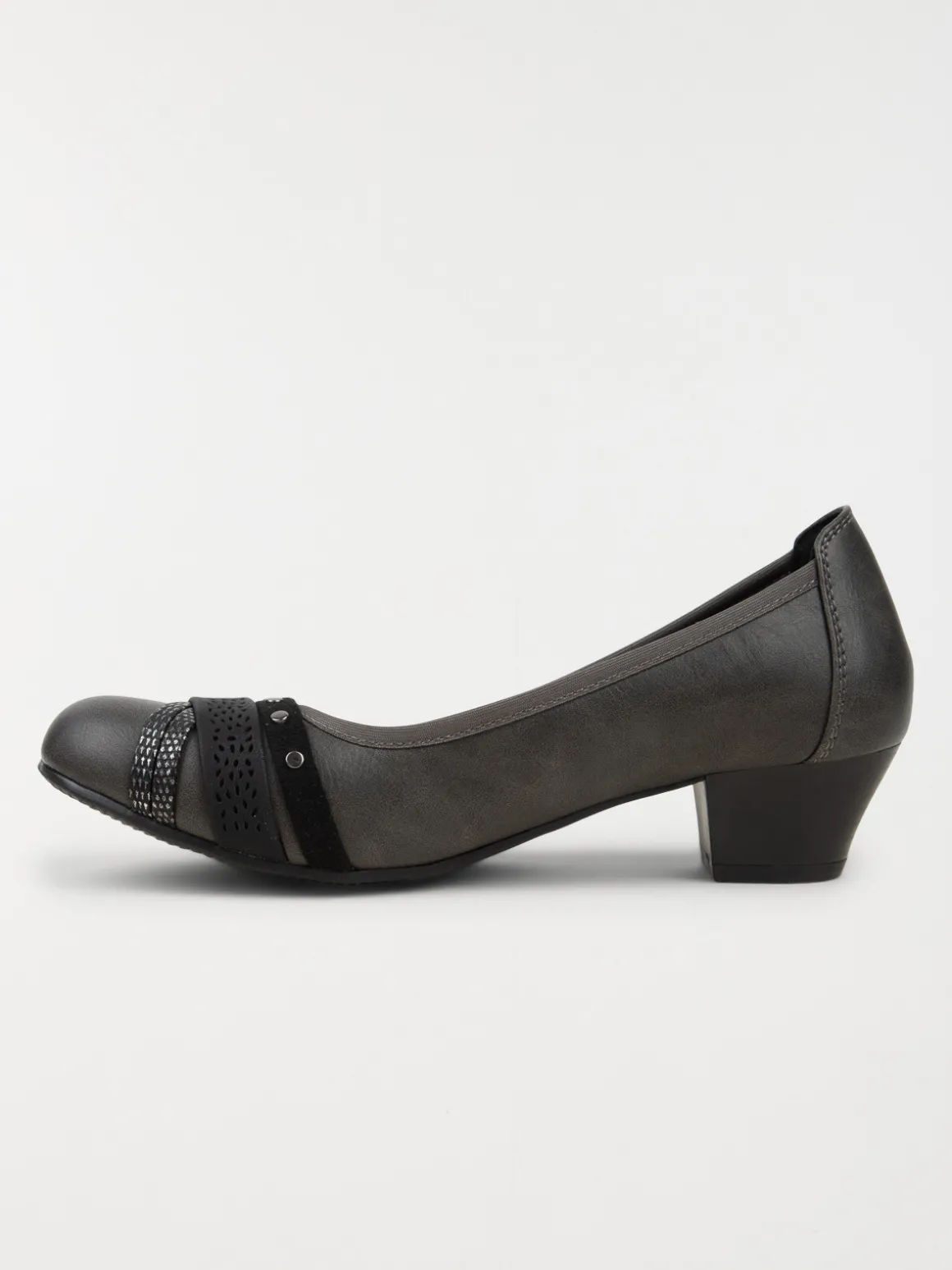 Chaussure à talon taupe brides (36-41)